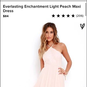 NWT Peach Everlasting Enchantment Maxi Dress